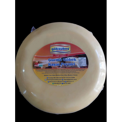  GÖKSUBEY GURME GÖBEK KAŞAR 1 KG VAKUMLU