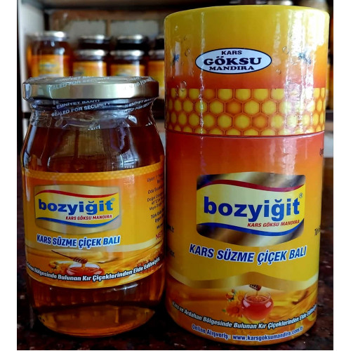 BOZYİĞİT ÖZEL ÜRETİM ŞEKERSİZ SÜZME ÇİÇEK BALI NET 450 GR